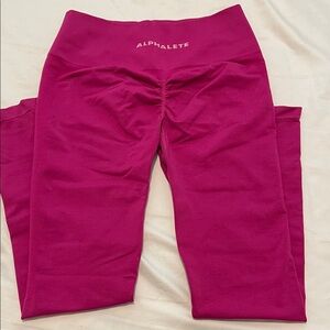 Alphalete Magenta Leggings